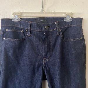 J. Crew Destination 484 Slim-fit Traveler reactive-dyed denim